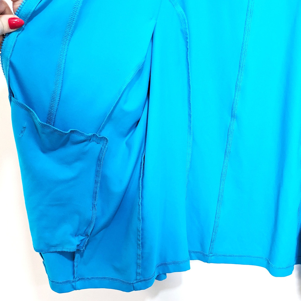 Lane Bryant Livi Jacket Womens 14/16 1X Plus Size Active Blue Zip Up Work Out - Picture 4 of 8